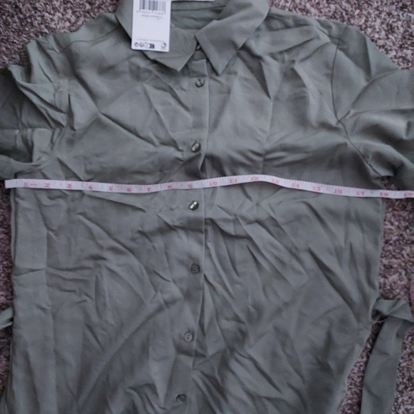 Brand New Mango Short Sleeve Button Down Dress - Picture 8 of 8